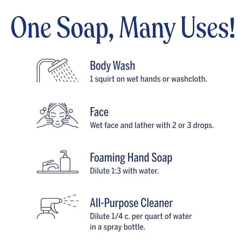 Dr. Bronner's Pure-Castile Liquid Soap Lavender 946ml (32 Fl Oz) | Organic, Vegan, 18-in-1 Uses thumbnail 6