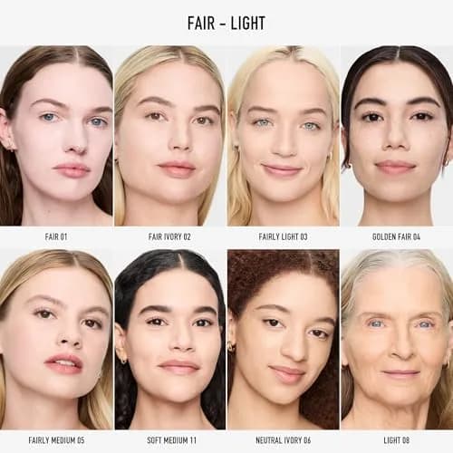 bareMinerals Original Loose Powder Foundation SPF 15, Fair 01, 0.28 oz (7.94 g) | Vegan, Cruelty-Free & Dermatologist-Tested thumbnail 3