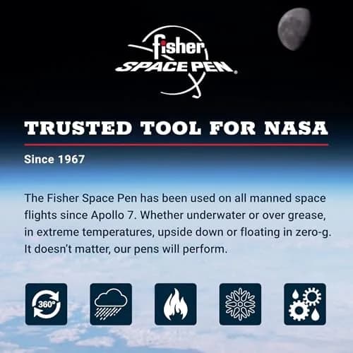 Fisher Space Pen Solar Flare Gold Titanium Nitride Bullet Pen 10.6 mm (0.42 in) | Writes Upside Down & in Extreme Temperatures thumbnail 4