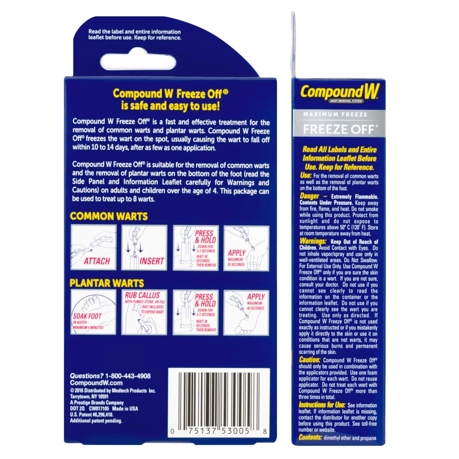 Compound W Freeze Off Wart Remover 8 Applications | Fast-Acting Cryotherapy for Common & Plantar Warts - view 7