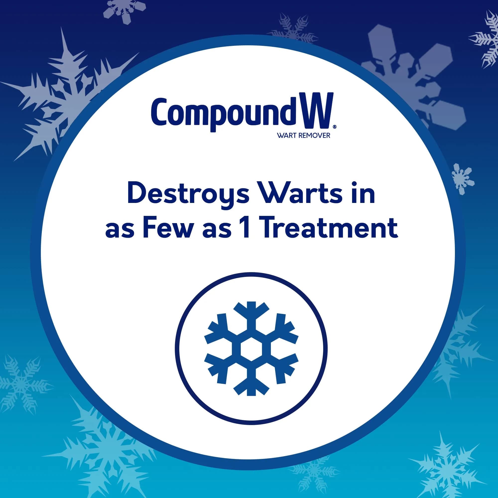 Compound W Freeze Off Wart Remover 8 Applications | Fast-Acting Cryotherapy for Common & Plantar Warts - view 2