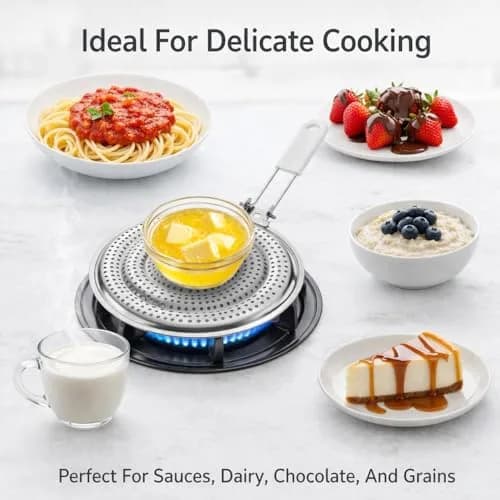 HIC Kitchen Heat Diffuser Reducer Flame Guard 8.25-Inch | Distributes Heat Evenly & Reduces Scorching thumbnail 5