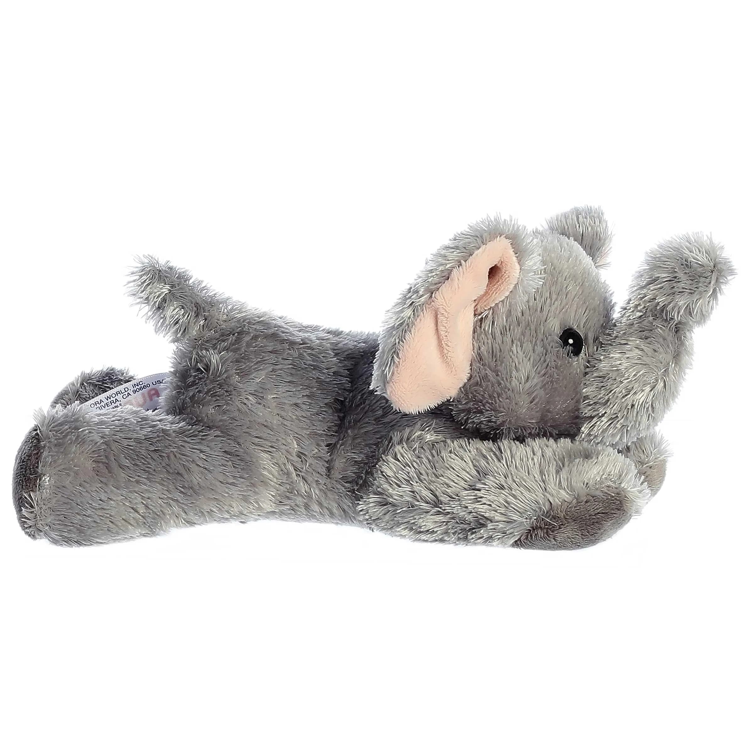 Aurora Adorable Mini Flopsie Ellie Stuffed Animal Toy - 20.3cm (8 Inch) Gray Plush Elephant - view 3