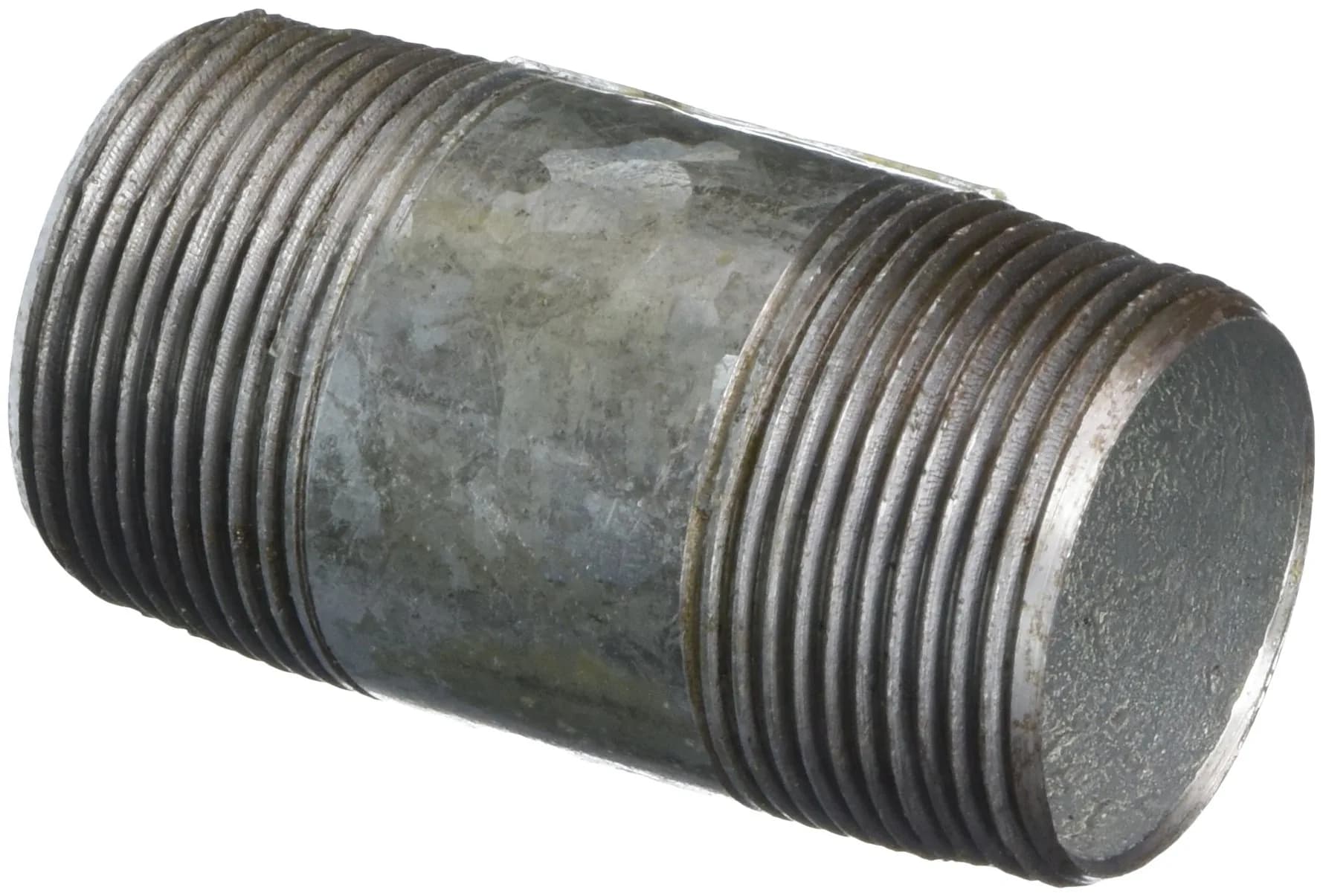 LDR Industries 114X3 Galvanized Pipe Nipple 1-1/4" x 3" | Corrosion-Resistant Pipe Fitting for Industrial Use
