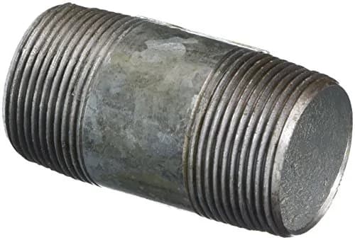 LDR Industries 114X3 Galvanized Pipe Nipple 1-1/4" x 3" | Corrosion-Resistant Pipe Fitting for Industrial Use thumbnail 1