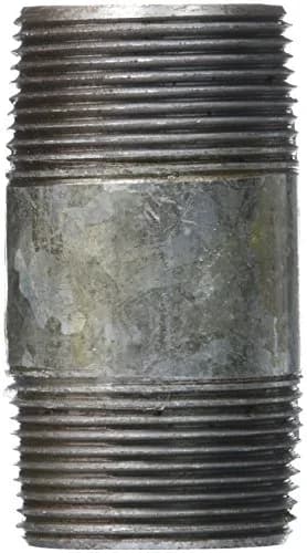 LDR Industries 114X3 Galvanized Pipe Nipple 1-1/4" x 3" | Corrosion-Resistant Pipe Fitting for Industrial Use thumbnail 2
