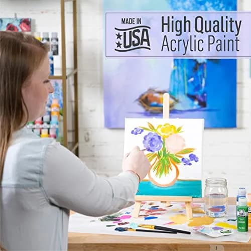 FolkArt Acrylic Paint, 2 oz, True Blue | Vibrant, Water-Based, USA-Imported Craft Paint thumbnail 4