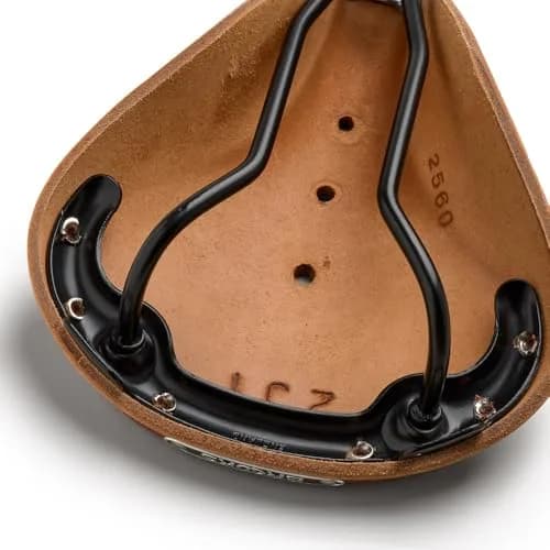 Brooks England B17 Leather Bike Saddle Honey | Supremely Comfortable Handmade Design thumbnail 6
