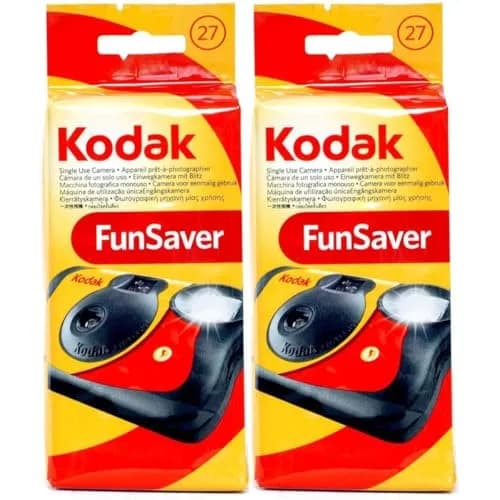 KODAK Funsaver 35mm Film Camera (2-pack) | Bright, Vibrant Colors for Film Photography thumbnail 1