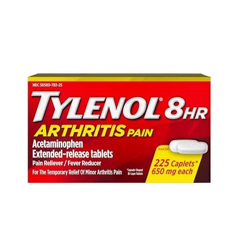 Tylenol 8-Hour Arthritis Pain Relief Caplets 650 mg Acetaminophen 225 Count | Extended Release Pain Relief thumbnail 1