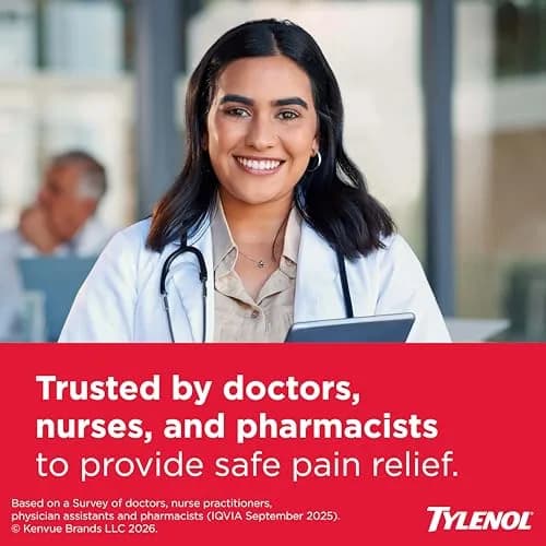 Tylenol 8-Hour Arthritis Pain Relief Caplets 650 mg Acetaminophen 225 Count | Extended Release Pain Relief thumbnail 4