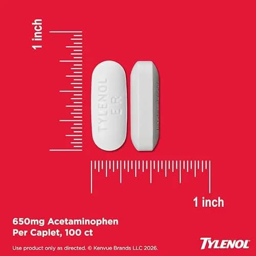 Tylenol 8-Hour Arthritis Pain Relief Caplets 650 mg Acetaminophen 225 Count | Extended Release Pain Relief thumbnail 5