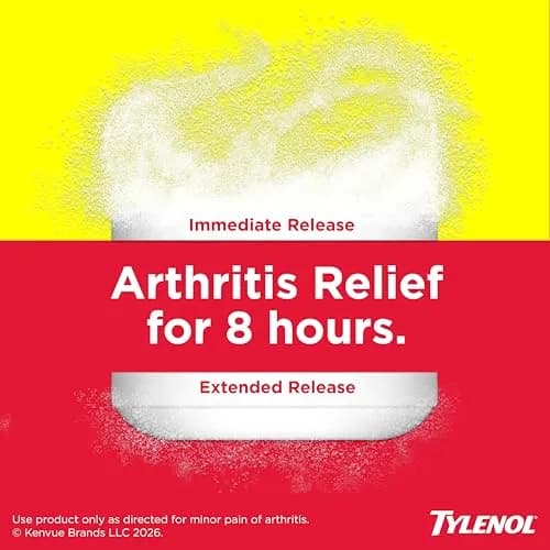 Tylenol 8-Hour Arthritis Pain Relief Caplets 650 mg Acetaminophen 225 Count | Extended Release Pain Relief thumbnail 3