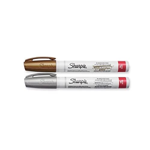 Sharpie Oil-Based Paint Markers Medium Tip Gold & Silver (2 Count) | AP Certified Non-Toxic thumbnail 2