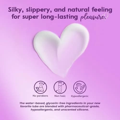 Sliquid Silk Intimate Lubricant, 4.2 Fl Oz | Hypoallergenic, Waterproof, Water & Silicone Blend thumbnail 3