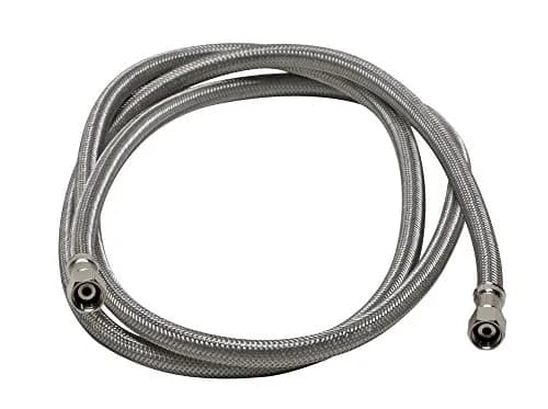 Fluidmaster 12IM96 Ice Maker Connector Braided Stainless Steel 250ml (0.25 In) | Lead-Free & Kink-Resistant thumbnail 1