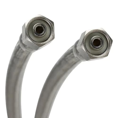 Fluidmaster 12IM96 Ice Maker Connector Braided Stainless Steel 250ml (0.25 In) | Lead-Free & Kink-Resistant thumbnail 2