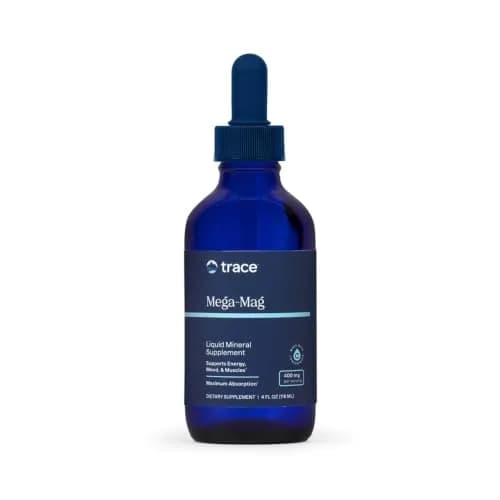 Trace Minerals Mega-Mag Ionic Magnesium Liquid Drops Supplement, 4 Fl Oz | High Bioavailability & Potassium Enriched thumbnail 1