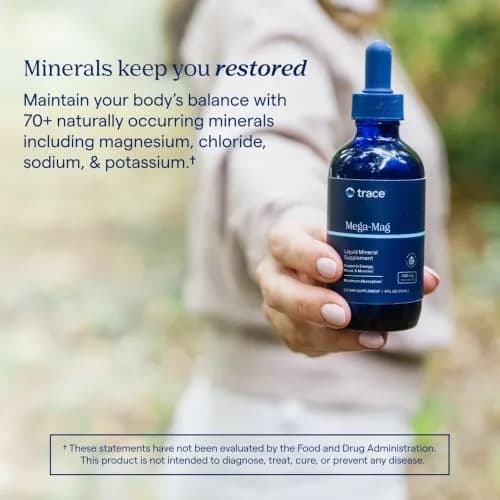 Trace Minerals Mega-Mag Ionic Magnesium Liquid Drops Supplement, 4 Fl Oz | High Bioavailability & Potassium Enriched thumbnail 5
