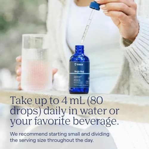 Trace Minerals Mega-Mag Ionic Magnesium Liquid Drops Supplement, 4 Fl Oz | High Bioavailability & Potassium Enriched thumbnail 4