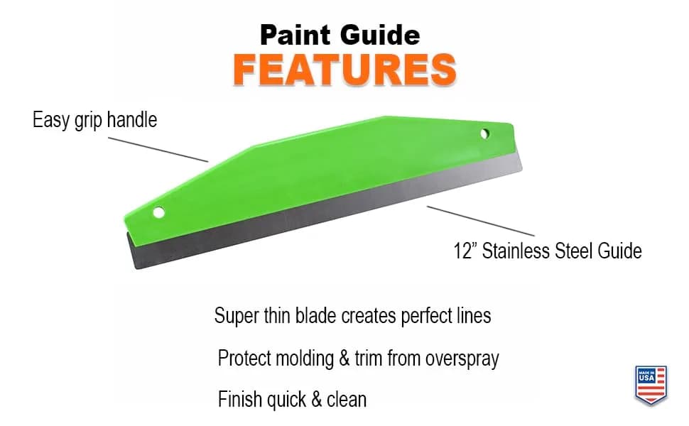 Warner 12" Paint Guide & Wallcovering Tool | Perfect Edges & Surface Protection thumbnail 2