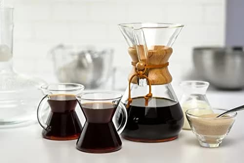 Chemex Pour-Over Glass Coffeemaker - Classic Series - 8-Cup | Elegant, Timeless Design for Perfect Coffee thumbnail 7