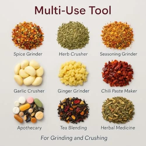 HIC Kitchen Mortar with Pour Spout and Pestle, Fine Porcelain, 4.25-Inch | Effortless spice & herb grinding thumbnail 8