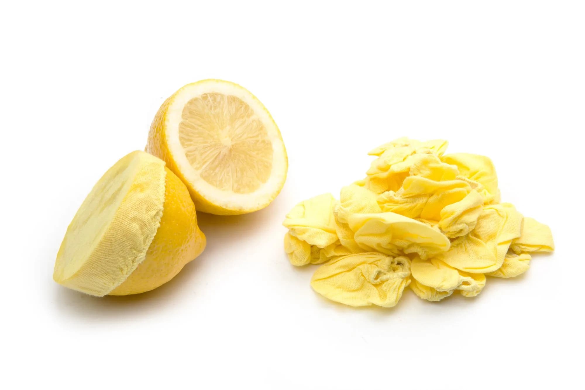 Fox Run Lemon Bags Set of 18 | Yellow Cotton Covers with Elastic Tops for Seed-Free Juicing thumbnail 3