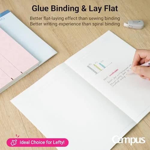 KOKUYO Composition Notebooks 10 Pack | 7mm Ruled Semi-B5 Pink for Students & Office thumbnail 5
