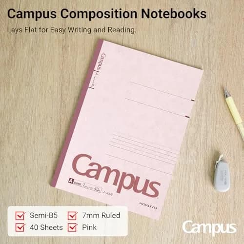 KOKUYO B5 Composition Notebooks 5 Pack | Ruled Campus Comp Book with 7mm Lines thumbnail 5