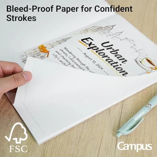 KOKUYO B5 Composition Notebooks, 10 Pack Campus Comp Book with 6mm Ruled | Japan Import, 30 Sheets, Blue thumbnail 2