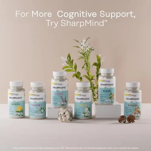 SOLARAY Ginkgo Biloba Extract with Gotu Kola | Brain & Female Libido Support, 60 VegCaps thumbnail 6