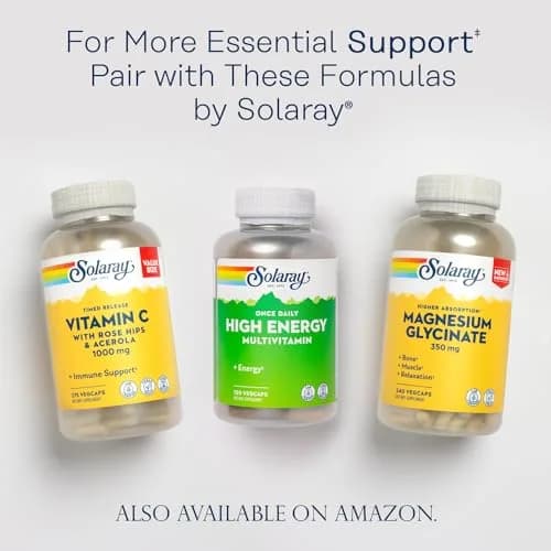 SOLARAY Once Daily High Energy Multivitamin 120 VegCaps | Timed Release for Immunity & Energy thumbnail 7