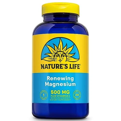 Nature's Life Magnesium 500 mg Citrate, Malate & Oxide | Supports Muscles & Nerves (250 VegCaps) thumbnail 1