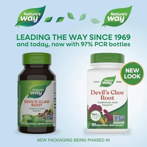 Nature's Way Devil's Claw Root Herbal Supplement 960 mg (100 Vegan Capsules) | Traditional Joint Support thumbnail 2