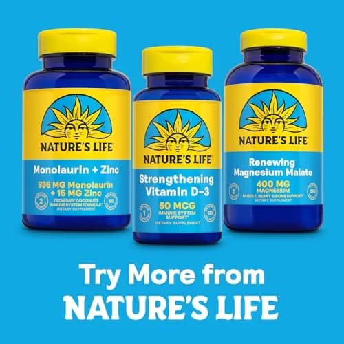 Nature's Life Magnesium Malate 400 mg | Supports Bones, Muscles & Heart (110c) thumbnail 6