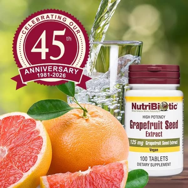 NutriBiotic Grapefruit Seed Extract Tablets 125mg | Vegan, Gluten Free, Non-GMO | 100 Count | Premium Grade GSE with Bioflavonoids thumbnail 5