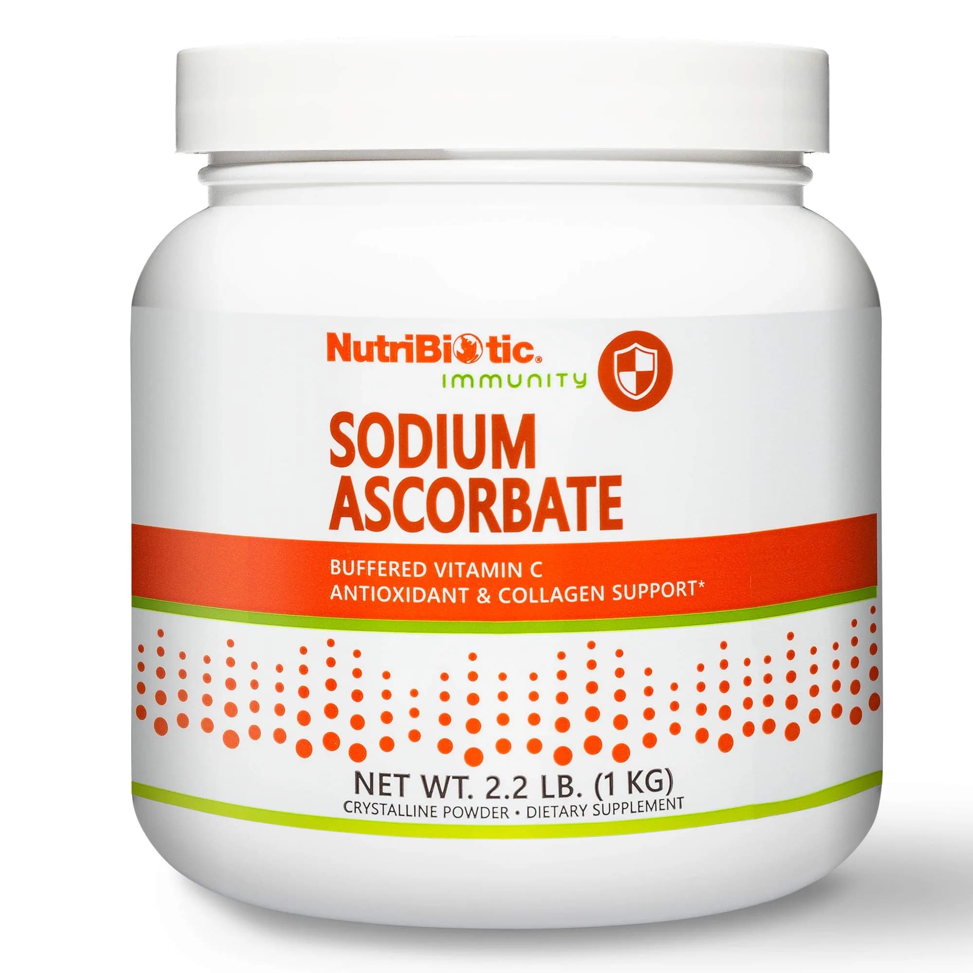 NutriBiotic Sodium Ascorbate Buffered Vitamin C Powder 2.2Lb | Vegan, Non-Acidic, Easy on Digestion — 2.2 Pound