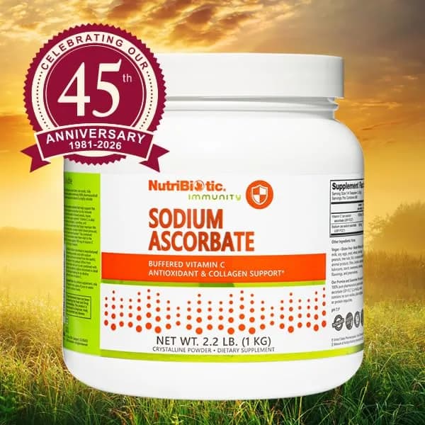 NutriBiotic Sodium Ascorbate Buffered Vitamin C Powder 2.2Lb | Vegan, Non-Acidic, Easy on Digestion thumbnail 9