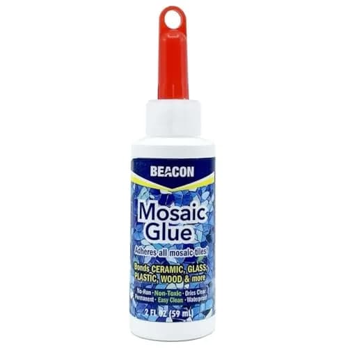 Beacon Mosaic Glue 59ml (2 Fl Oz) | Non-Toxic & Water Resistant for All Tiles & Surfaces thumbnail 1