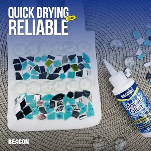 Beacon Mosaic Glue 59ml (2 Fl Oz) | Non-Toxic & Water Resistant for All Tiles & Surfaces thumbnail 4