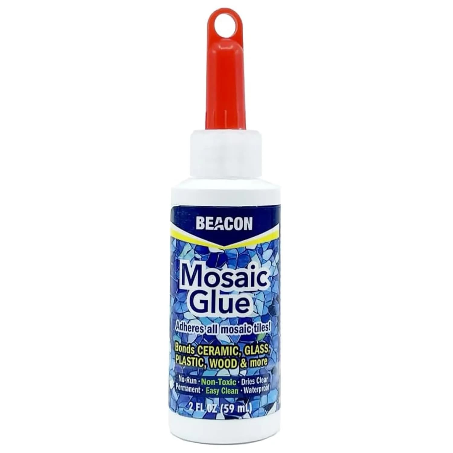 Beacon Mosaic Glue 59ml (2 Fl Oz) | Non-Toxic & Water Resistant for All Tiles & Surfaces - main product image