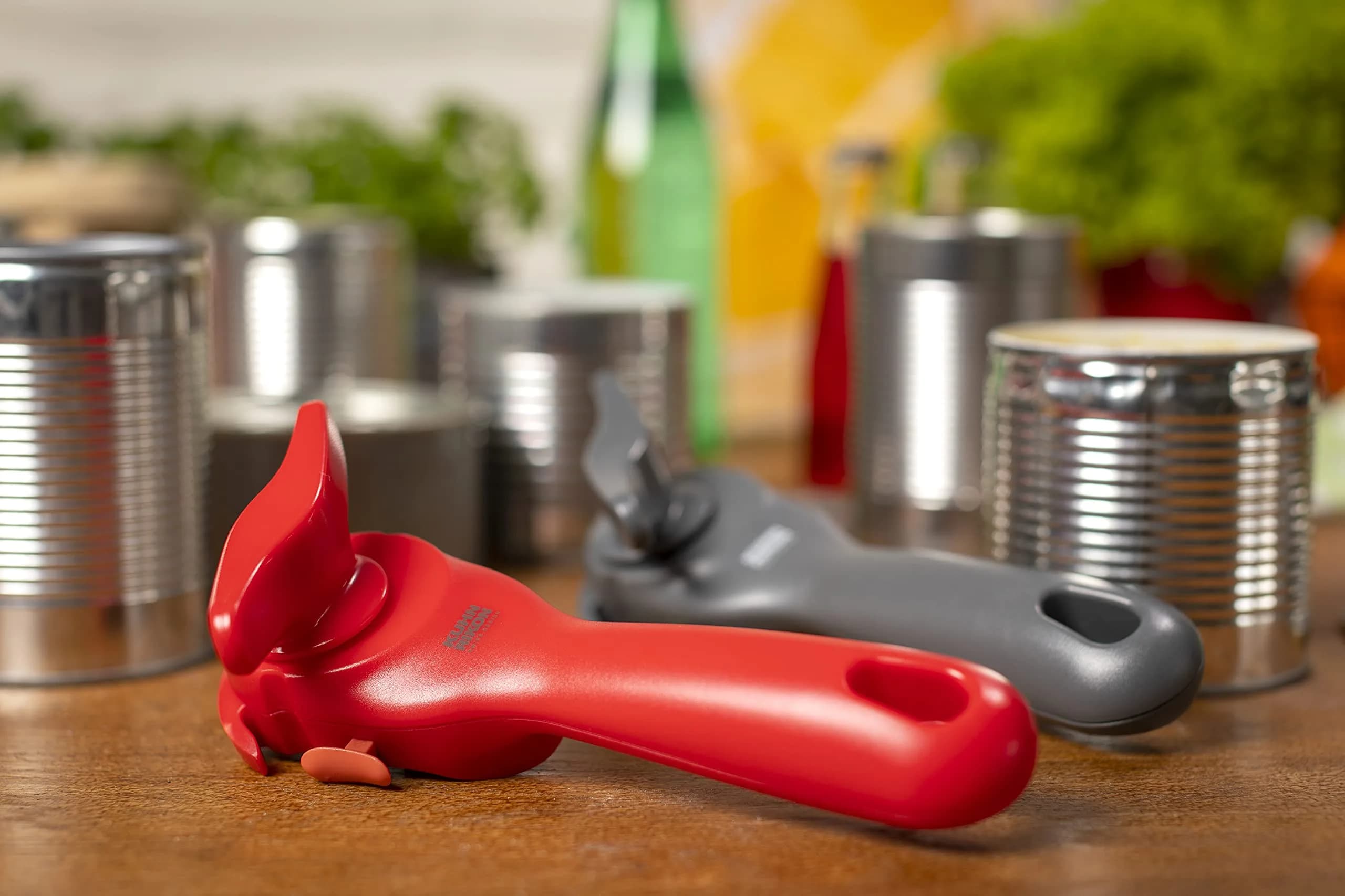 Kuhn Rikon Auto Safety LidLifter Can Opener with Ring Pull, Black 20.5 cm (7.25 x 2.5 x 3.5 inches) | Swiss-Engineered Smooth-Edge Cutting thumbnail 8