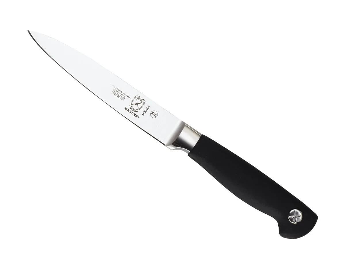 Mercer Culinary Genesis 5-Inch Utility Knife | German Steel, Non-slip Handle, Precision Forged — 5"