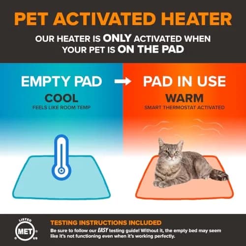 K&H Pet Products Lectro-Soft Outdoor Heated Bed 14x18in | Thermostatic, Waterproof, Safe thumbnail 4