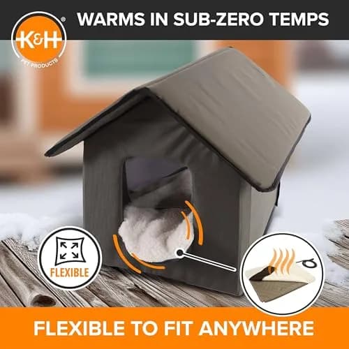 K&H Pet Products Lectro-Soft Outdoor Heated Bed 14x18in | Thermostatic, Waterproof, Safe thumbnail 5