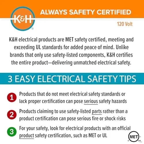 K&H Pet Products Lectro-Soft Outdoor Heated Bed 14x18in | Thermostatic, Waterproof, Safe thumbnail 7