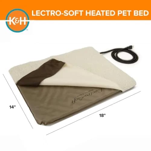 K&H Pet Products Lectro-Soft Outdoor Heated Bed 14x18in | Thermostatic, Waterproof, Safe thumbnail 3