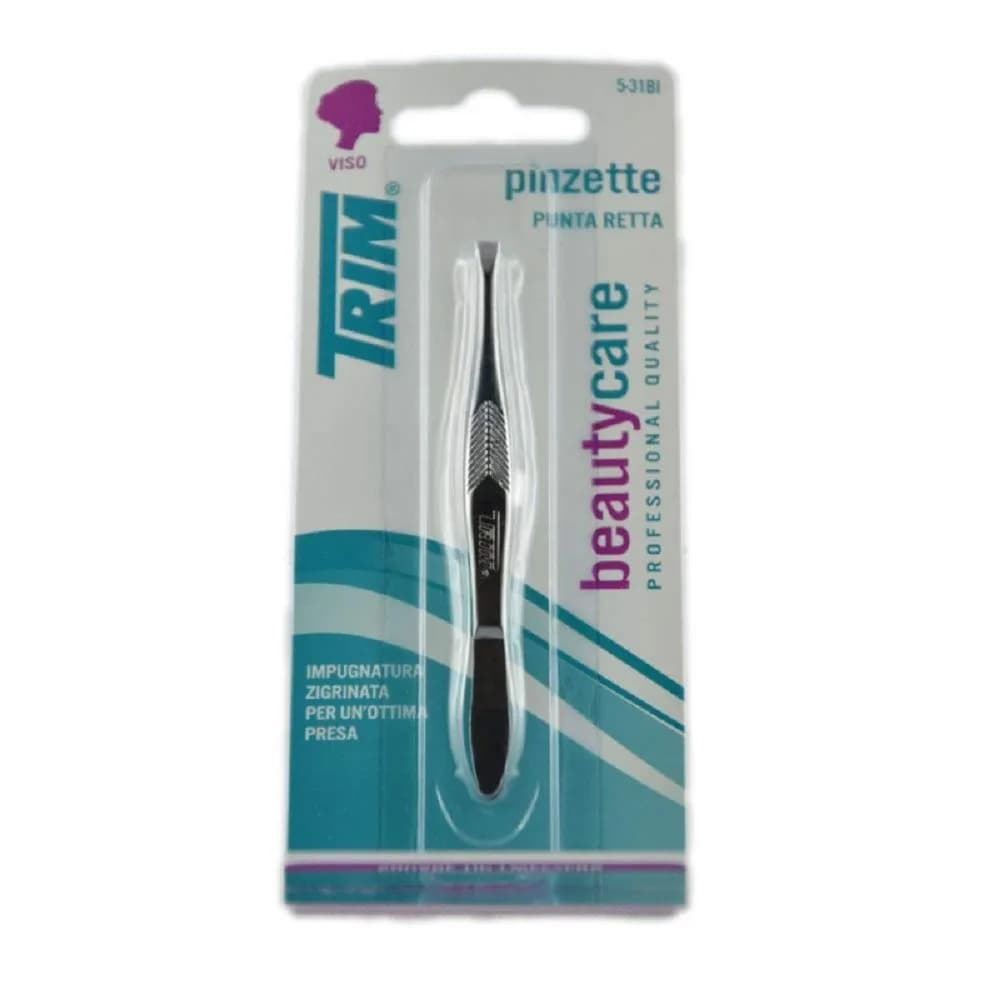 Trim Square Tip Tweezers, Pack of 2 | Precision Stainless Steel Tips for Hair & Splinter Removal — Afz
