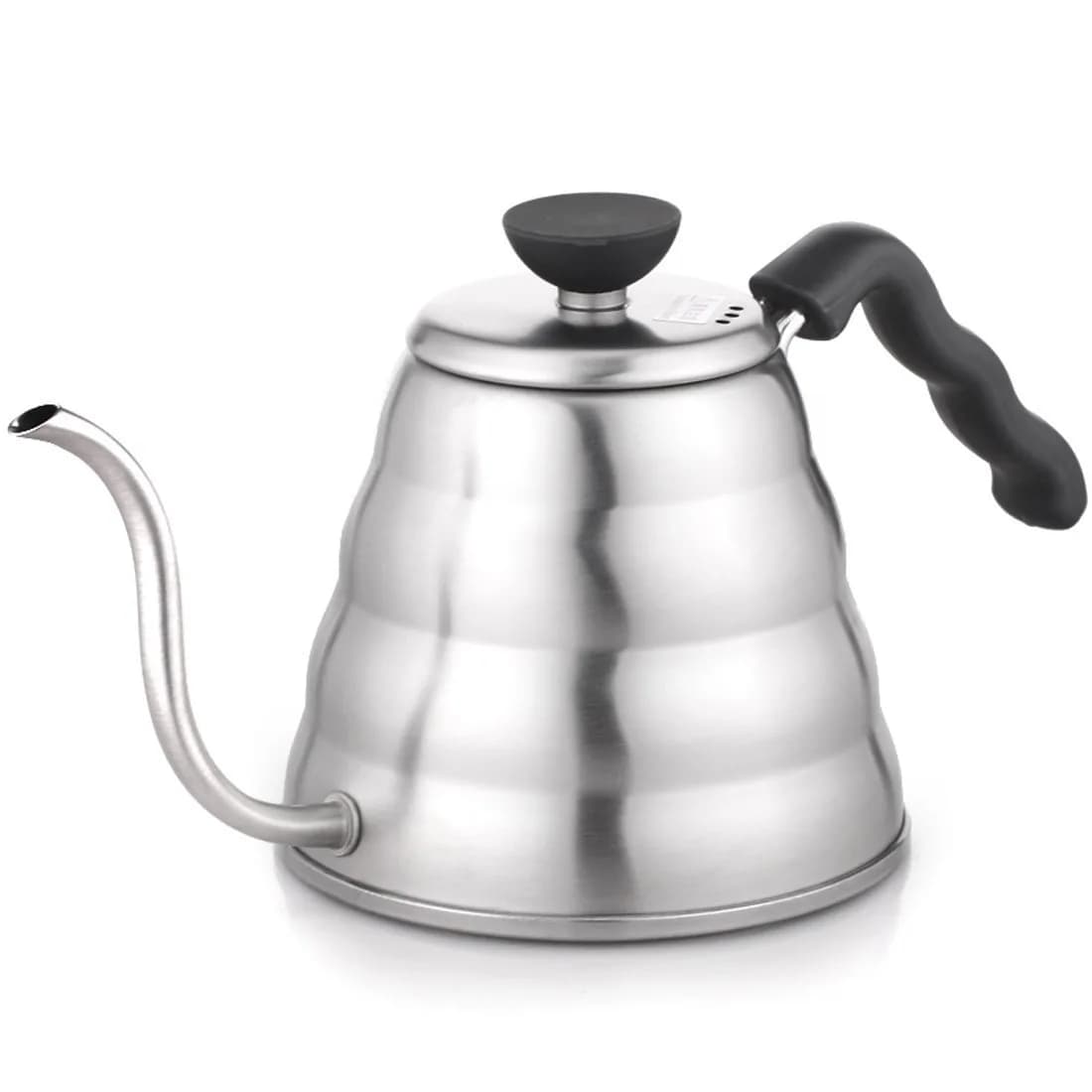 HARIO V60 Buono Stovetop Gooseneck Kettle, 1.2L Silver | Precise Pouring for Coffee & Tea — Silver